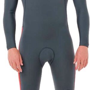 Rip Curl Dawn Patrol Pro 4/3 Mm Lange Mouwen Neopreen Wetsuit Met Borst Rits Grijs L Man