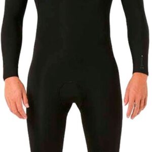 Rip Curl Dawn Patrol Pro 4/3 Mm Lange Mouwen Neopreen Wetsuit Met Borst Rits Zwart S Man