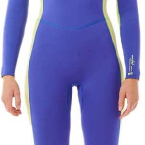 Rip Curl D/patrol 4/3 Mm Perf Dames Wetsuit Van Neopreen Met Lange Mouwen En Rits Op De Borst Paars 4 Vrouw
