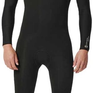 Rip Curl D/patrol Perf 3/2 Mm Gb Stm Lange Mouwen Neopreen Wetsuit Met Borst Rits Zwart S Man