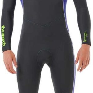 Rip Curl D/patrol Perf 4/3 Mm Gb Stm Dames Wetsuit Van Neopreen Met Lange Mouwen En Rits Op De Borst Zwart S Vrouw