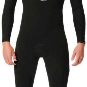 Rip Curl E Bomb 4/3 Mm Gb Stmr Lange Mouwen Neopreen Wetsuit Met Borst Rits Zwart XL Man