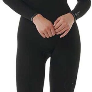 Rip Curl Ebomb 3/2 Mm Gb Dames Neopreen Wetsuit Met Lange Mouwen En Rugrits Zwart 6 Vrouw