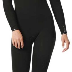 Rip Curl Ebomb 5/3 Mm Gb Dames Neopreen Wetsuit Met Lange Mouwen En Rugrits Zwart 6 Vrouw