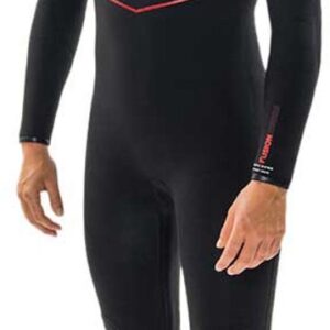 Rip Curl Fbomb Fusion 4/3 Mm Neopreen Pak Met Lange Mouwen En Rits Voor Dames Zwart 4 Vrouw