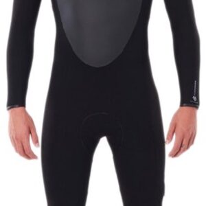 Rip Curl Flashbomb 4/3 Mm Wetsuit Met Lange Mouwen En Rits Op De Rug Zwart L Man