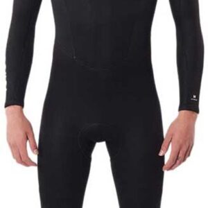 Rip Curl Freelite Flat Lock 3/2 Mm Wetsuit Met Lange Mouwen En Rits Op De Rug Zwart XS Man