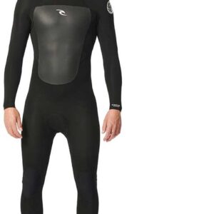 Rip Curl Omega 4/3 Mm Gb Steamer Wetsuit Met Lange Mouwen En Rits Op De Rug Zwart LS Man