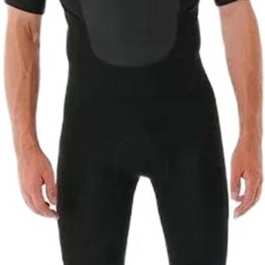 Rip Curl Omega Streamer 2 Mm Korte Mouw Neopreen Pak Met Rits Op De Rug Zwart S Man