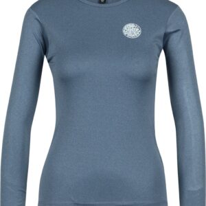 Rip Curl - UV-zwemshirt voor dames - Rip Tide - Lange mouw - Blue Marle - maat 6 (2XS)