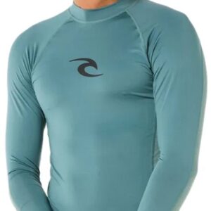 Rip Curl Waves Upf Perf Rash Guard Met Lange Mouwen Blauw XS Man