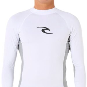 Rip Curl Waves Upf Perf Rash Guard Met Lange Mouwen Wit XS Man