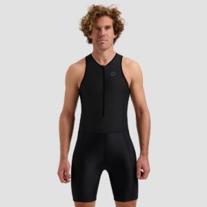 Rogelli Florida Mouwloos Trisuit - Triatlonpak voor Dames en Heren - Ademend, Sneldrogend - Zwart - Maat XXL