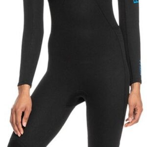 Roxy 4/3 Mm Sr School Dames Neopreen Wetsuit Met Lange Mouwen En Rugrits Zwart 12 Vrouw