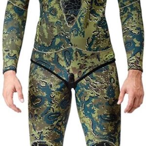 Salvimar N.a.t101 Camu 7 Mm Speervissen Wetsuit Groen 2XL Man