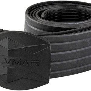 Salvimar Nylon Elastische Riem Met Slangenprint En Eco-gesp Zwart