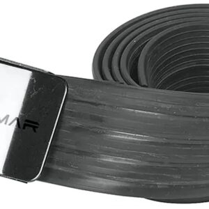 Salvimar Roestvrij Staal Elastische Gewichtsvriendelijke Eco-gesp Riem Zwart