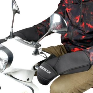 Scooter Handmoffen - Zwart - Handmoffen - Scooter Accesoires - Brommer Handschoenen - Winddicht - Waterdicht - Handmof