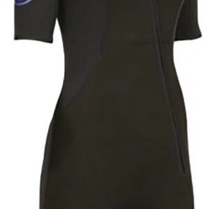 Scubapro Oneflex Shortie Full Zip Woman 4 Mm Shorty Zwart XL Vrouw
