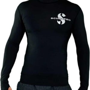 Scubapro Upf 50 Swim Rashguard Met Lange Mouwen Zwart M Man