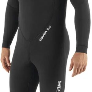Seacsub M.lungo Cover 5 Mm Freediving Wetsuit Zwart 3XL Man