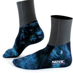 Seacsub Seal Skin Camo 3 Mm Duikbooties Blauw EU 45-46