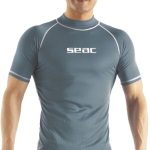 Seacsub T-sun Korte Mouw Rash Guard Grijs 3XL Man