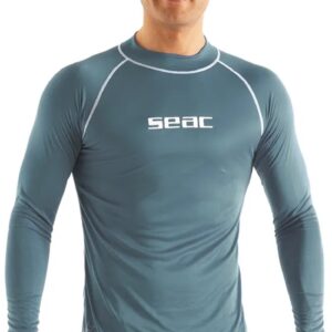 Seacsub T-sun Rash Guard Met Lange Mouwen Grijs 3XL Man