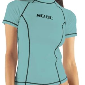 Seacsub T-sun Rashguard Met Korte Mouwen Voor Dames Blauw L Vrouw