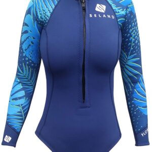 Seland Florida Korte Damesjumpsuit Met Ritssluiting Aan De Voorkant Blauw XL Vrouw