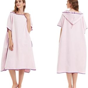 Sneldrogende surfponcho handdoek hoodie voor volwassenen | Microvezel strand wadedop voor surfen en zwemmen | Geschikt voor mannen en vrouwen
