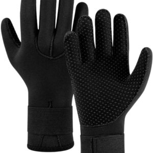 SolidKeus - Neopreen Thermische Zwemhandschoenen met Verstelbare Polsband
