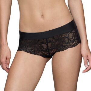 Solidchoice - Dames Body Make-up Illusion Lace Shorty Zwart, L