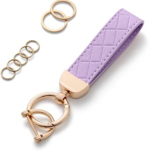 Solidchoice - PU-Leren Autosleutelhanger voor Dames en Heren
