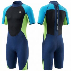 Solidchoice- Thermopak voor Kinderen - Neopreen 2,5 mm - UV 50+ Bescherming - Voor Surfen/Duiken - Snorkelen/Zwemmen - Comfortabele Pasvorm - Wetsuit