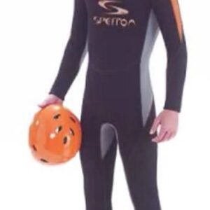 Spetton Canyon 5 Mm Zip Junior Overall Zwart 8 Years Kinderen