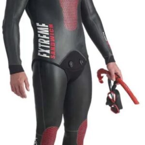 Spetton Extreme 7 Mm Smoothskin & Metallite Speervissen Wetsuit Zwart XL Man