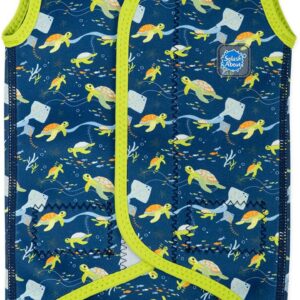 Splash About Baby Wrap Wetsuit, Turtle Tide, 6-18 maanden - Warm Neopreen Babyzwempak voor Baby's en Peuters
