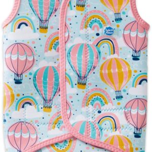 Splash About Baby Wrap Wetsuit, Up & Away, 6-18 maanden- Warm Neopreen Babyzwempak voor Baby's en Peuters