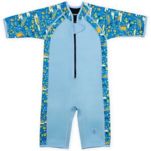 Splash About Kinder Shortie Wetsuit, Crocodile Swamp, 4-6 jaar- Neopreen Zwempak voor Zwembad en Strand