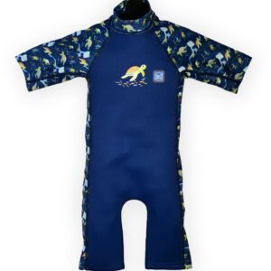 Splash About UV Sun & Sea Hybride Wetsuit voor Zwembad en Strand, Turtle Tide, 1-2 jaar - UV-bescherming