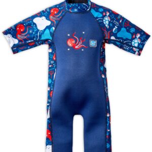 Splash About UV Sun & Sea Hybride Wetsuit voor Zwembad en Strand, Under the Sea, 2-4 jaar - UV-bescherming
