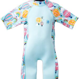 Splash About UV Sun & Sea Hybride Wetsuit voor Zwembad en Strand, Up & Away, 2-4 jaar - UV-bescherming