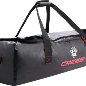 Sporttas - Reistas Duiksport - Duiken Snorkelen - Hybride Omhulsel - 135 Liter Capaciteit - Zwart Rood