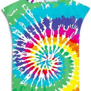 Strand Poncho - Badjas Handdoek - Omkleden Strand - Sneldrogend Materiaal - 75 x 110 cm - Kleur Swirl