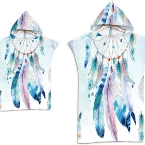 Strand Poncho - Strandhanddoek Poncho - Omkleden Strand - Met Capuchon - 74x110 cm - Cartoon Print
