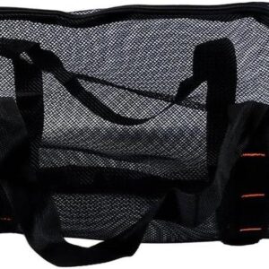 Strandtas - Mesh tas Sporttas - Watersport Uitrusting - Extra grote capaciteit - 58 x 27 x 27 cm - Zwart