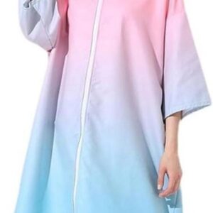 Surf Poncho - Veranderkleed Strandlaken - Omkleden Buiten - Sneldrogende Microvezel - One Size - Eff een Patroon