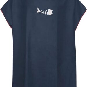 Surf Poncho Wisselhoodie met Kap - Sneldrogend Microvezel Badjasje voor Wetsuit & Strand