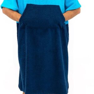Surflogic Logo Poncho Blauw